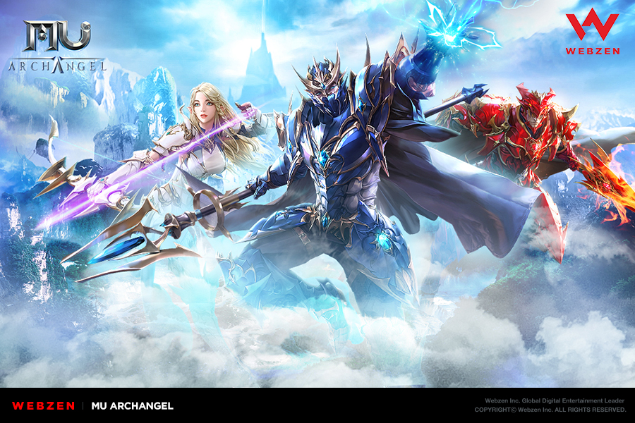 ▲뮤 아크엔젤 대표 이미지. (사진제공=웹젠)