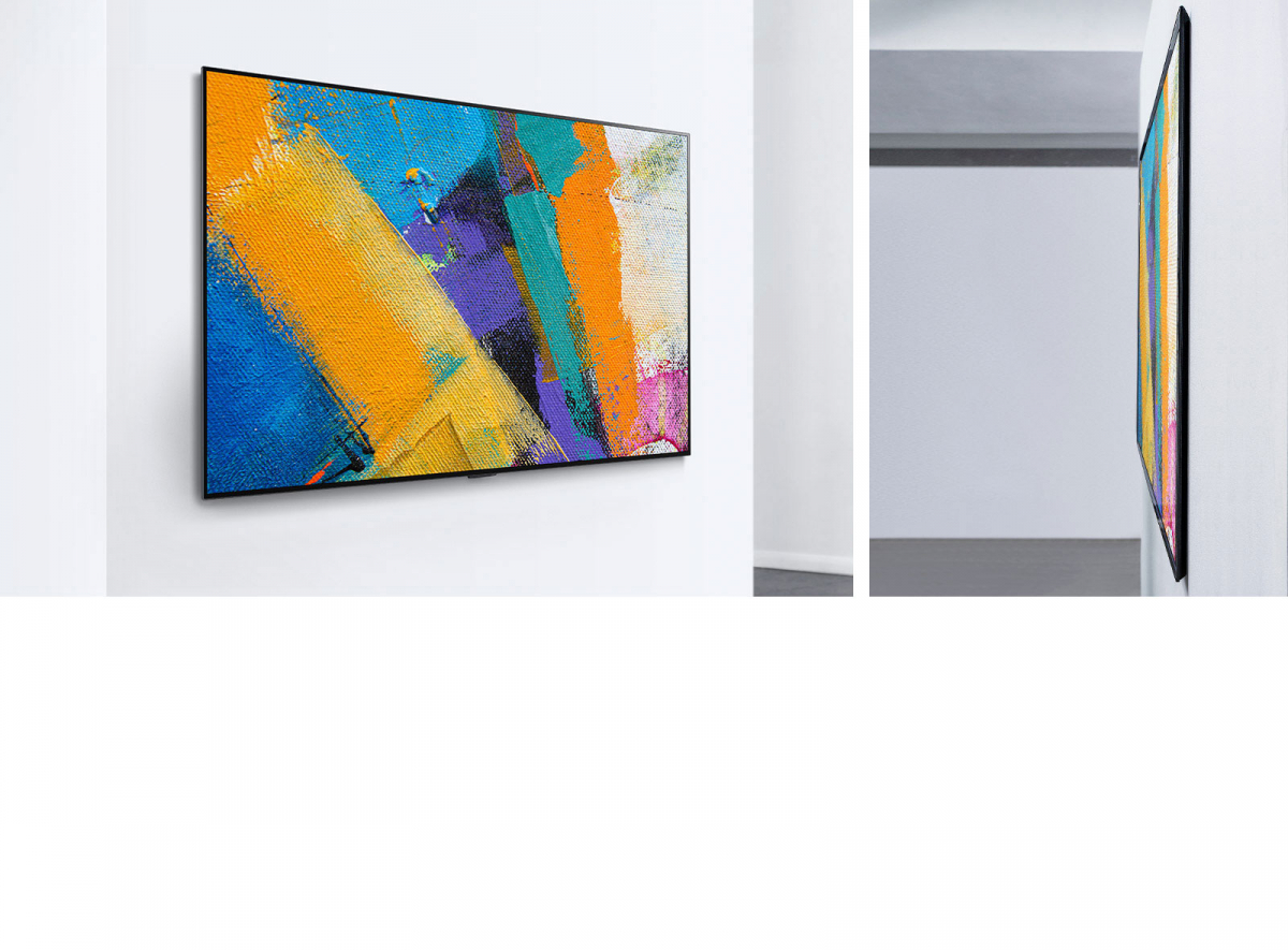 ▲LG전자의 올레드 갤러리 4K TV 모습. (출처=LG 홈페이지)