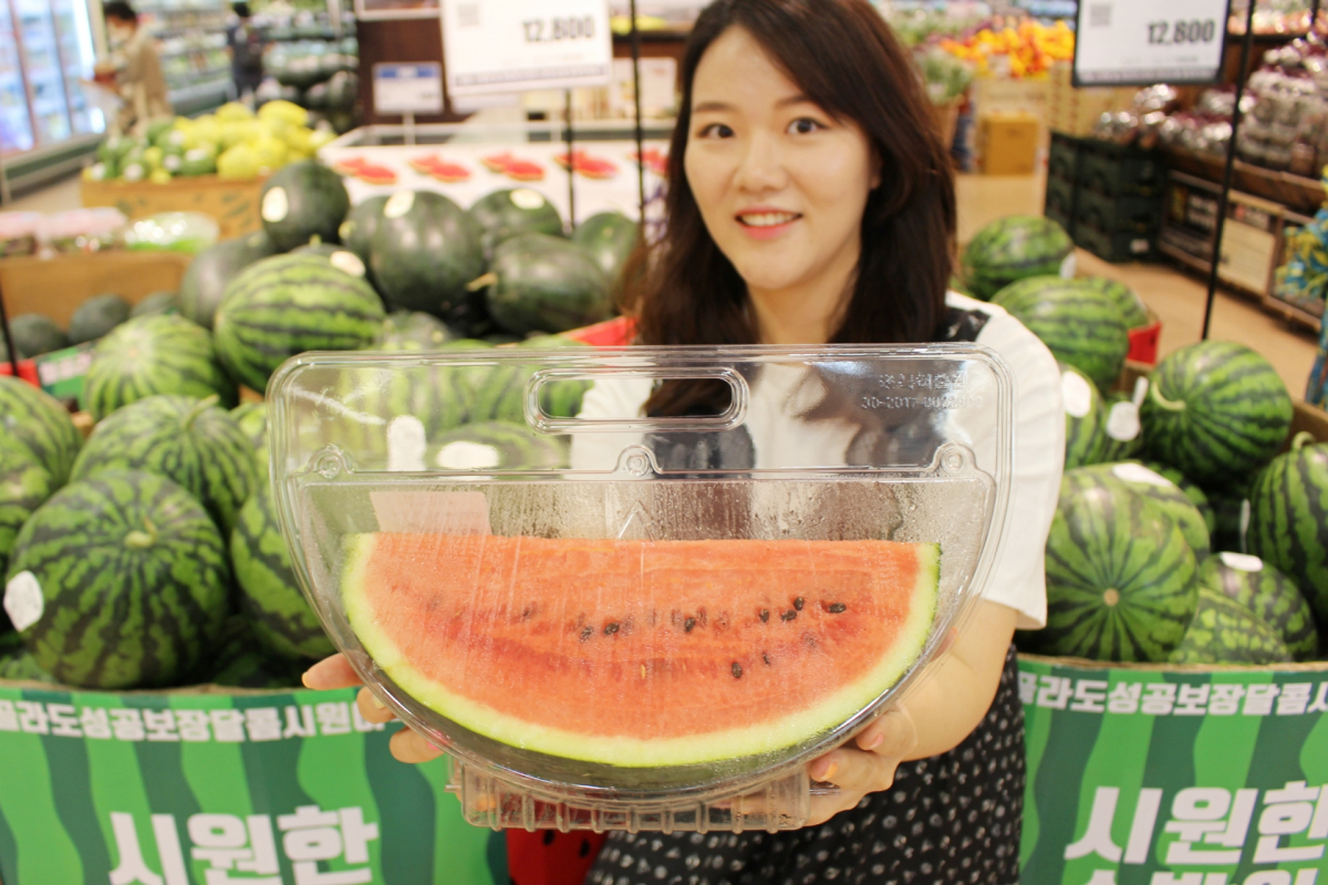▲롯데마트의 조각수박 (롯데마트)