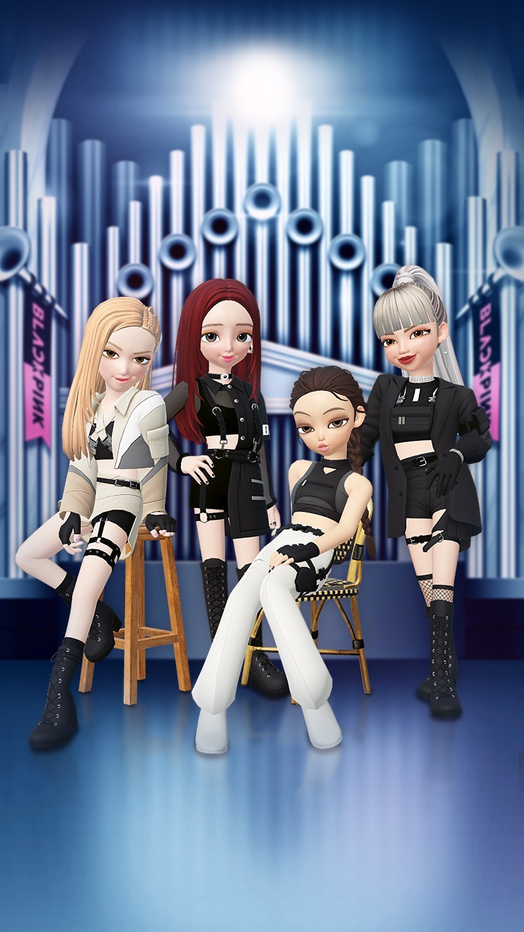 ▲블랙핑크 3D 아바타 이미지.  (사진제공=네이버제트)