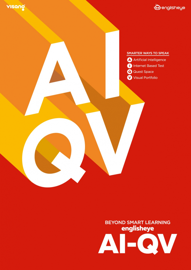 ▲글로벌 교육문화 기업 비상교육의 초·중등 영어 학원 브랜드 잉글리시아이가 자기주도 영어 학습 기능을 강화한 새로운 스마트러닝 시스템 ‘AI-QV’를 선보인다고 16일 밝혔다.  (비상교육 제공)