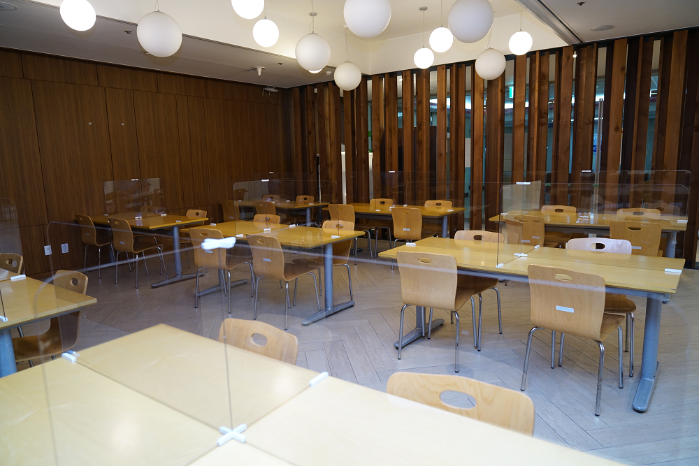 ▲국회의사당 식당에 설치된 에스폴리텍의 바이펜스 (사진=회사제공)