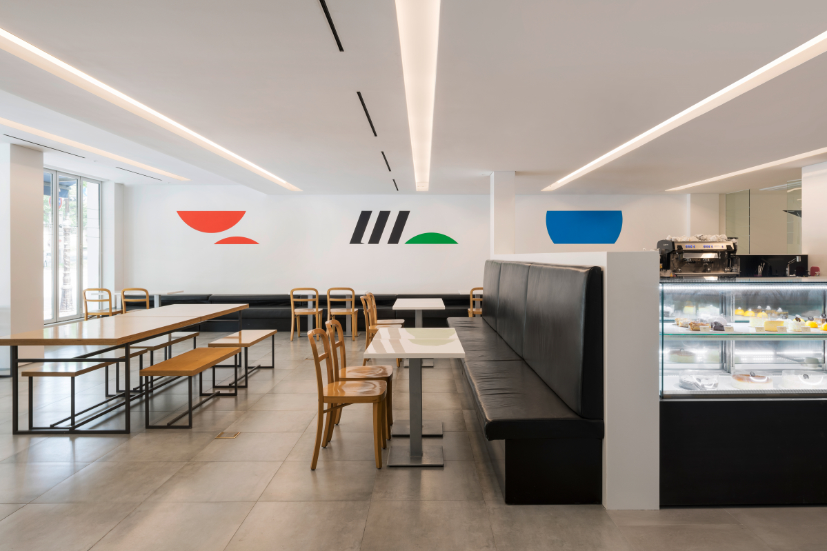 ▲K1 1층 카페 전경.