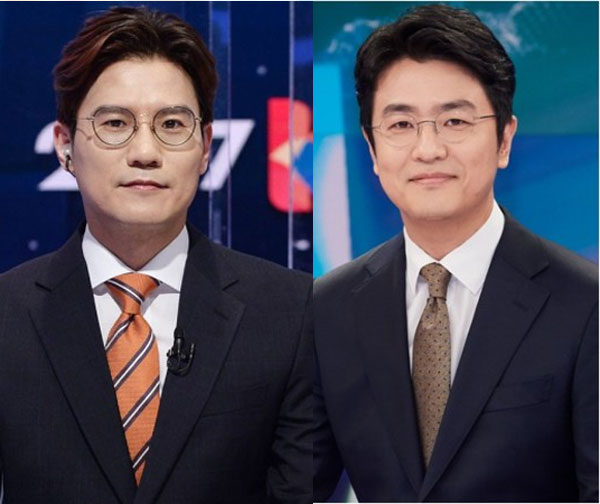 ▲사진 왼쪽부터 박노원 아나운서, 오른쪽은 하차한 최동석 아나운서. (사진제공=KBS)