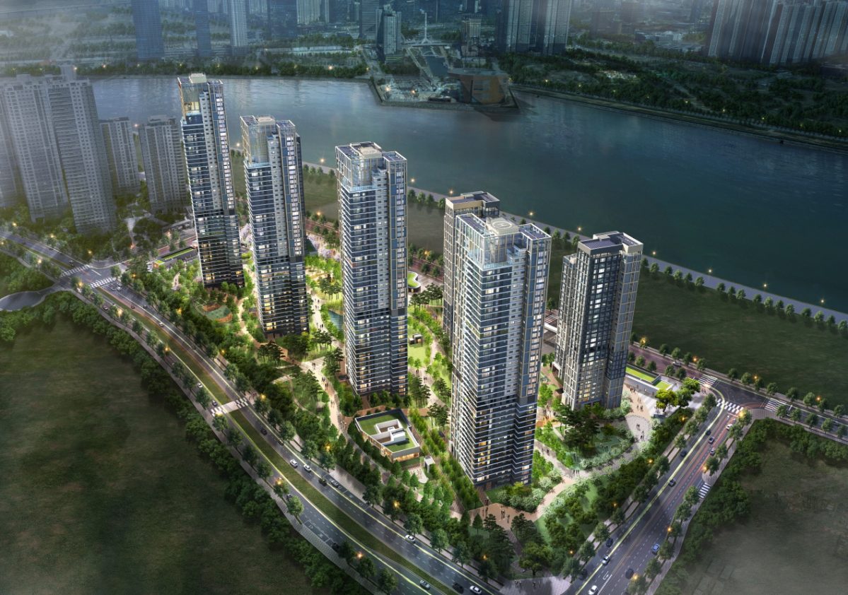 ▲'힐스테이트 레이크 송도 3차' 조감도. (자료 제공=현대건설)