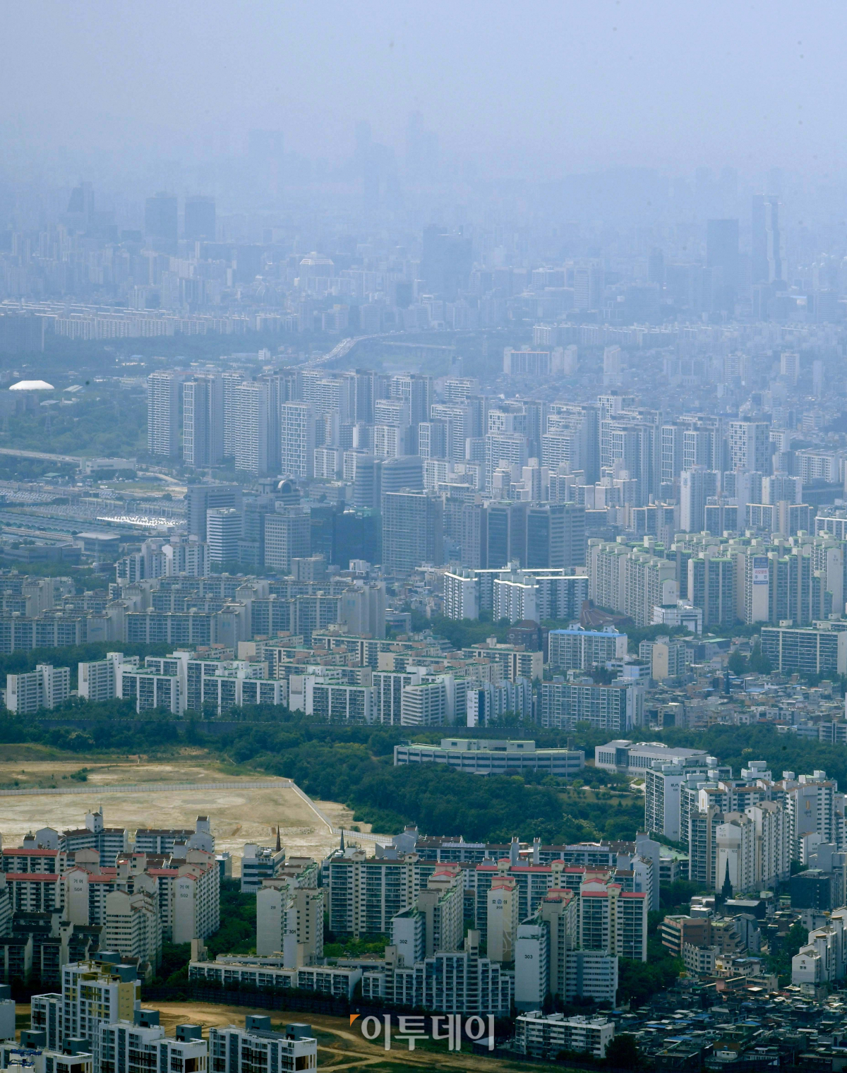 ▲서울 강남 일대 아파트 밀집 지역. (신태현 기자 holjjak@)