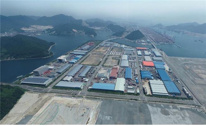 ▲부산진해 웅동지구(1-2단계) 사업 조감도 (사진제공=산업통상자원부)