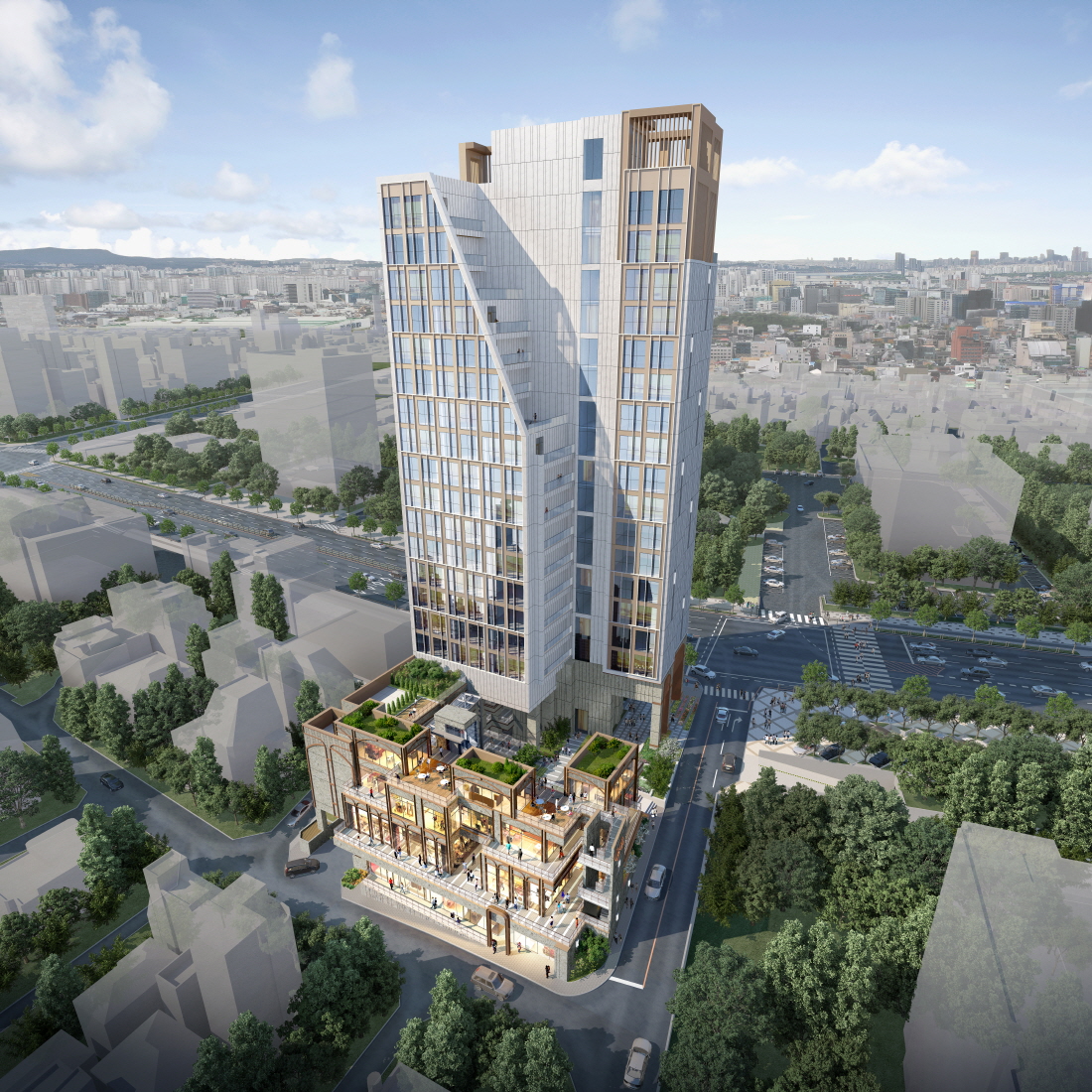 ▲'펜트힐 캐스케이드' 조감도. (자료 제공=유림아이앤디)