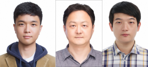 ▲(왼쪽부터) 송준호 연구원, 백세범 교수, 최우철 박사과정 (카이스트 제공)