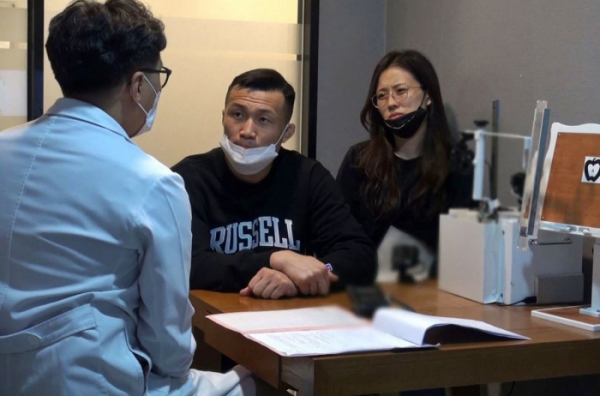 ▲'동상이몽' 정찬성, 아내 박선영(사진제공=SBS)