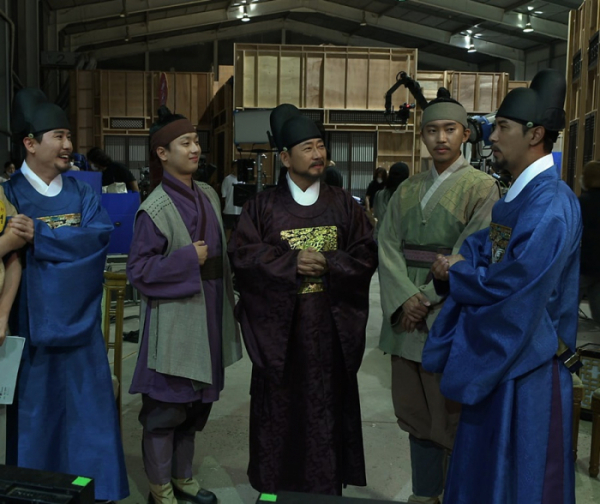 ▲임영웅ㆍ영탁ㆍ이찬원ㆍ장민호 '바람과 구름과 비'(사진제공 = TV CHOSUN)