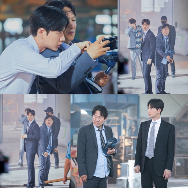 ▲‘꼰대인턴’ 박해진X김응수(사진=스튜디오HIM, 마운틴무브먼트 제공)