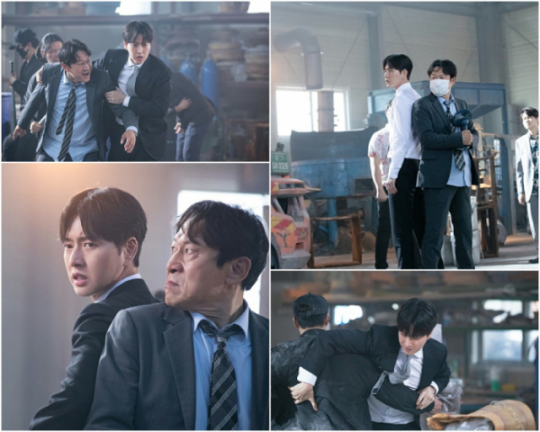 ▲'꼰대인턴' 박해진X김응수(사진=스튜디오HIM 제공)