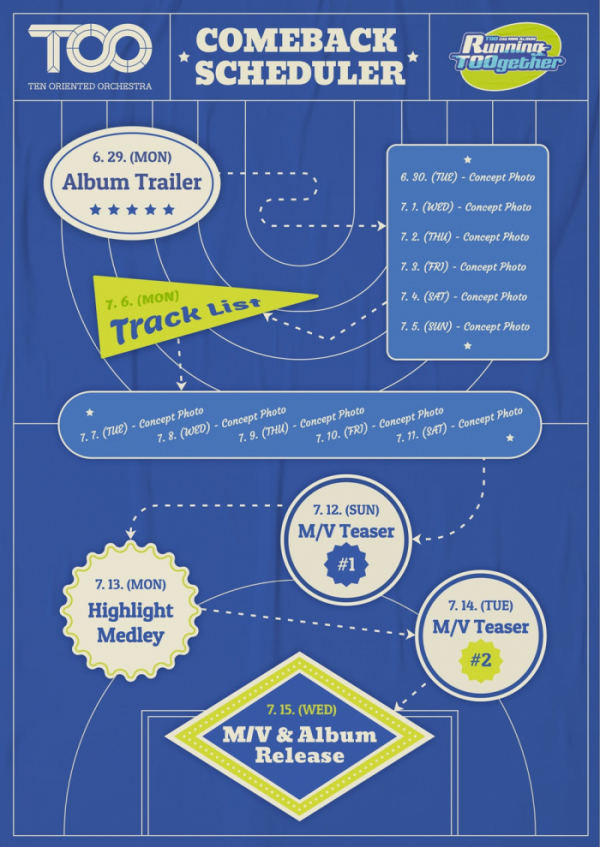 ▲TOO 컴백 스케줄러 이미지(사진=스톤뮤직엔터테인먼트, n.CH엔터테인먼트 제공)