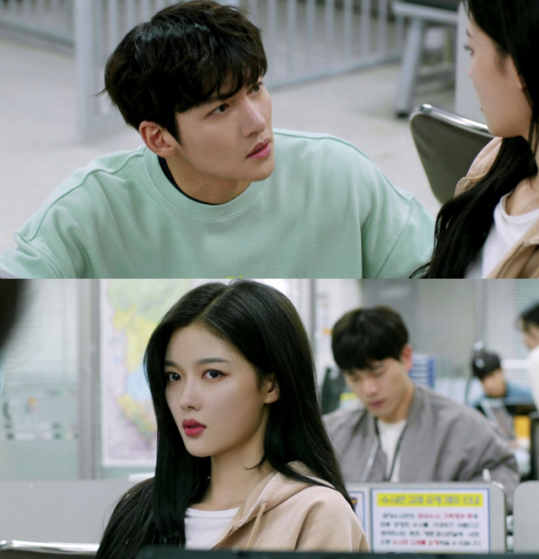 ▲‘편의점 샛별이’ 지창욱, 김유정(사진제공=SBS)