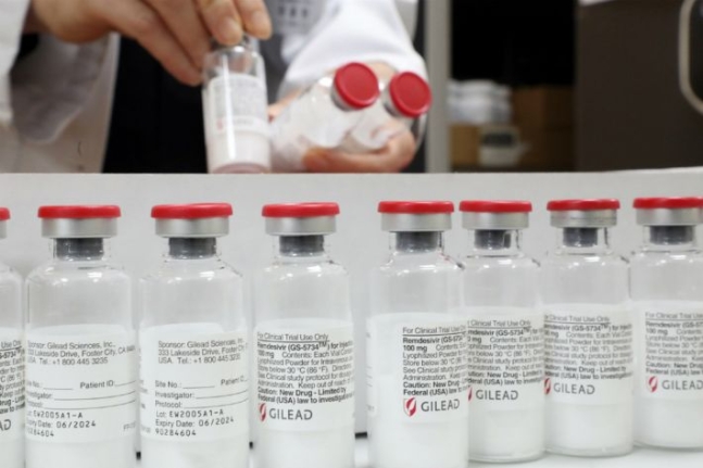 ▲렘데시비르 싹쓸이 (연합뉴스)