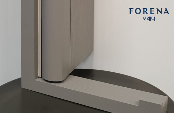 ▲한화건설이 개발한 포레나 안전도어. (사진 제공=한화건설)