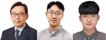 ▲(왼쪽부터) 신의철교수, 이정석 연구원, 박성완 연구원 (한국과학기술원 제공)