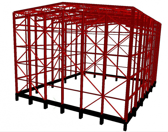 ▲현대엔지니어링 AI 자동화 설계 프로그램으로 생성된 3D 모델링. (현대엔지니어링)