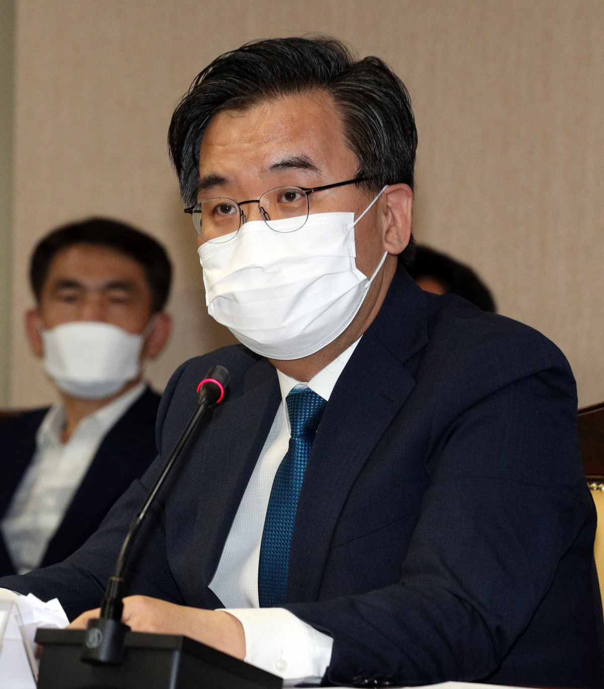 ▲15일 서울 서초구 대검찰청에서 열린 검찰인권위원회 3차 회의에서 구본선 대검 차장검사가 인사말을 하고 있다. (연합뉴스)