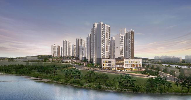 ▲쌍용 더 플래티넘 광주 투시도  (사진제공=쌍용건설)