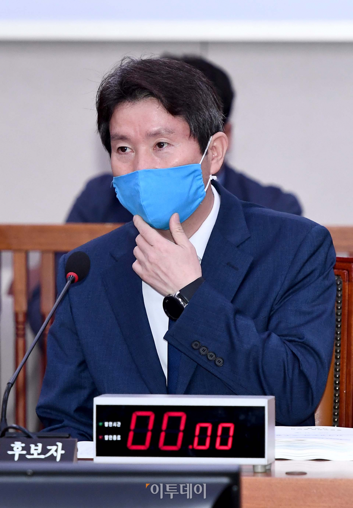 ▲이인영 통일부 장관 후보자는 23일 “이승만 대통령이 국부라는 주장에는 솔직히 동의하기 어렵다”며 “우리의 국부는 김구가 됐어야 했다”고 견해를 드러냈다. (사진=신태현 기자 holjjak@)