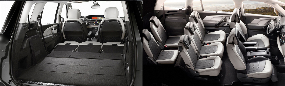 ▲트렁크 공간은 2열을 완전히 접으면 최대 1843리터까지 확장된다.  (사진제공=한불모터스)