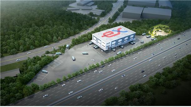 ▲고속도로 유휴부지 물류시설 활용 조감도. (자료제공=국토교통부)