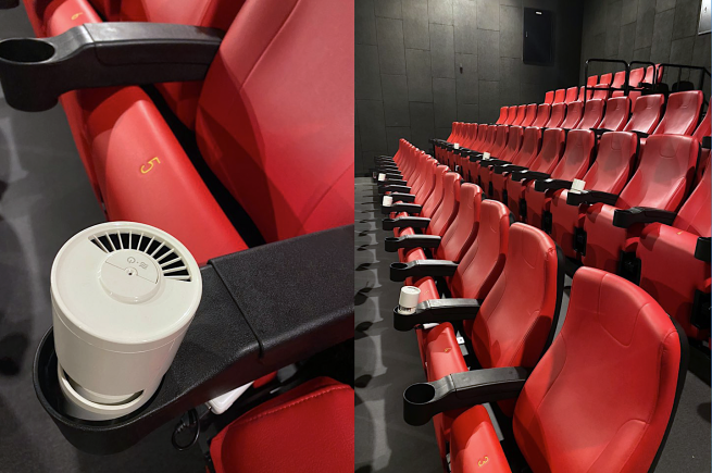 ▲CGV 인천학익의 안심청정관 ‘바이오레즈관’ (서울바이오시스)