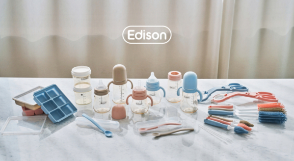 ▲아이엔피의 영유아용품 브랜드 '에디슨'의 제품들 (사진 제공=아이엔피)