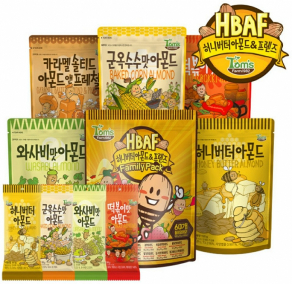 ▲오라방X길림양행 아몬드(사진=길림양행 아몬드)