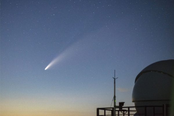 ▲니오와이즈 혜성 (한국천문연구원)