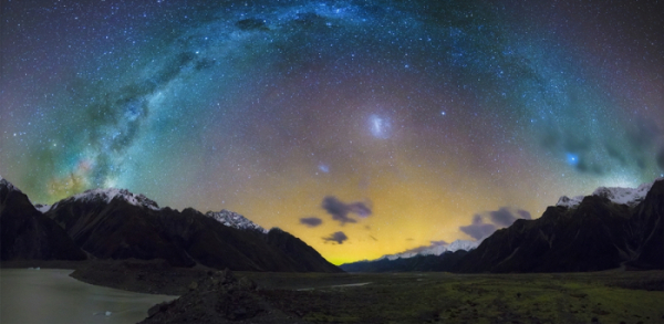 ▲뉴질랜드 타스맨밸리에서 본 은하수. (사진제공=이하 뉴질랜드 관광청)