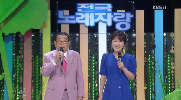 ▲송해(사진=KBS1 '전국노래자랑' 방송화면 캡처)