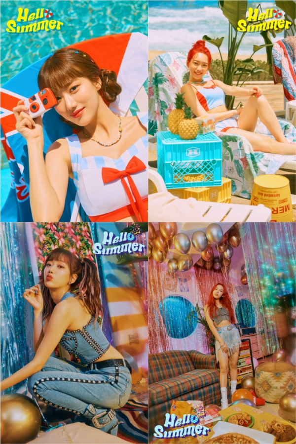 ▲'에이프릴' 나은, 예나(사진제공=DSP미디어)