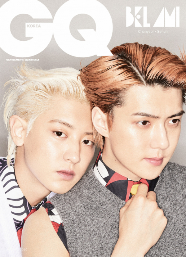 ▲엑소 세훈&찬열(사진=GQ KOREA)