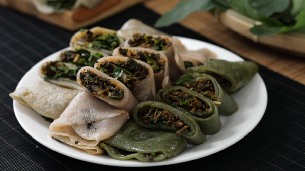 ▲'한국인의 밥상' 명아주 메밀전병(사진제공=KBS 2TV)