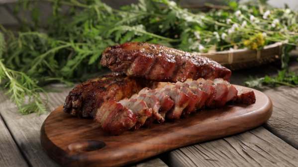 ▲'한국인의 밥상' 인진쑥 돼지고기구이(사진제공=KBS 2TV)