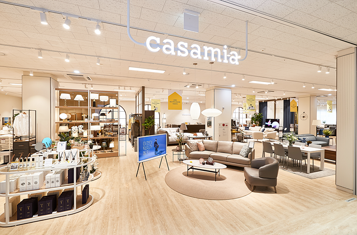 ▲까사미아X삼성전자 서울지역 첫 복합 스토어 ‘까사미아 디지털프라자서초본점’ (사진제공=까사미아)