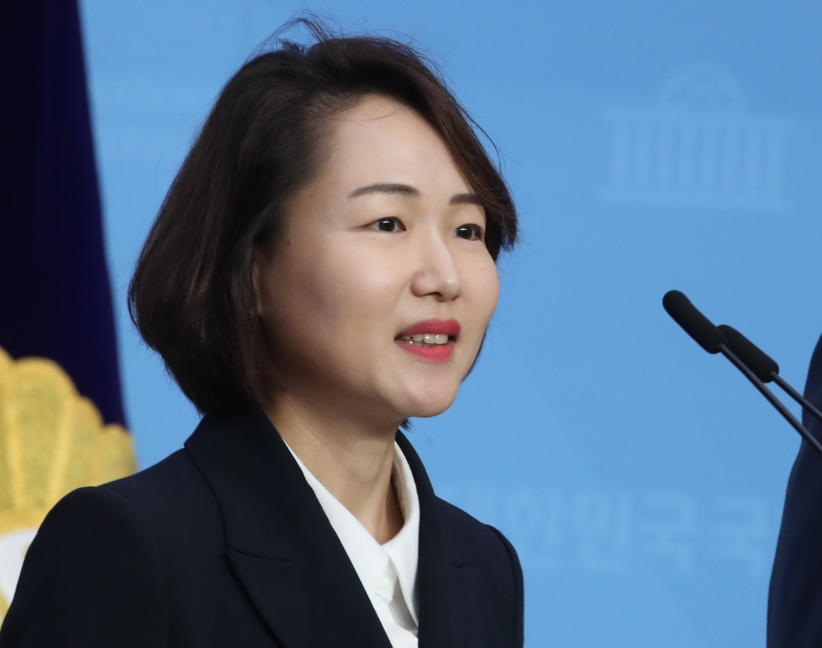 ▲홍정민 더불어민주당 원내대변인 (뉴시스)