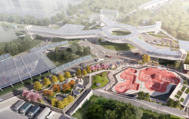 ▲홍콩 판링 우회도로공사 조감도. (사진제공=대우건설)