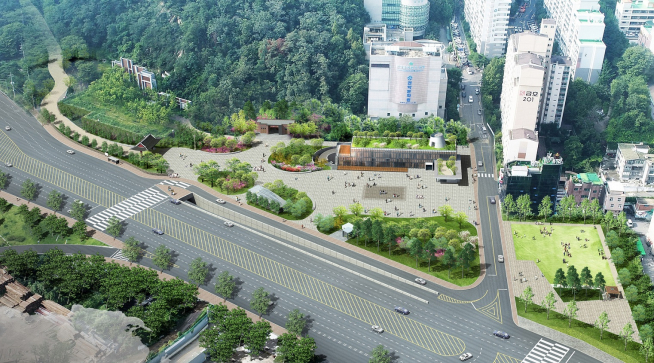 ▲으뜸공원 조감도 (관악구)