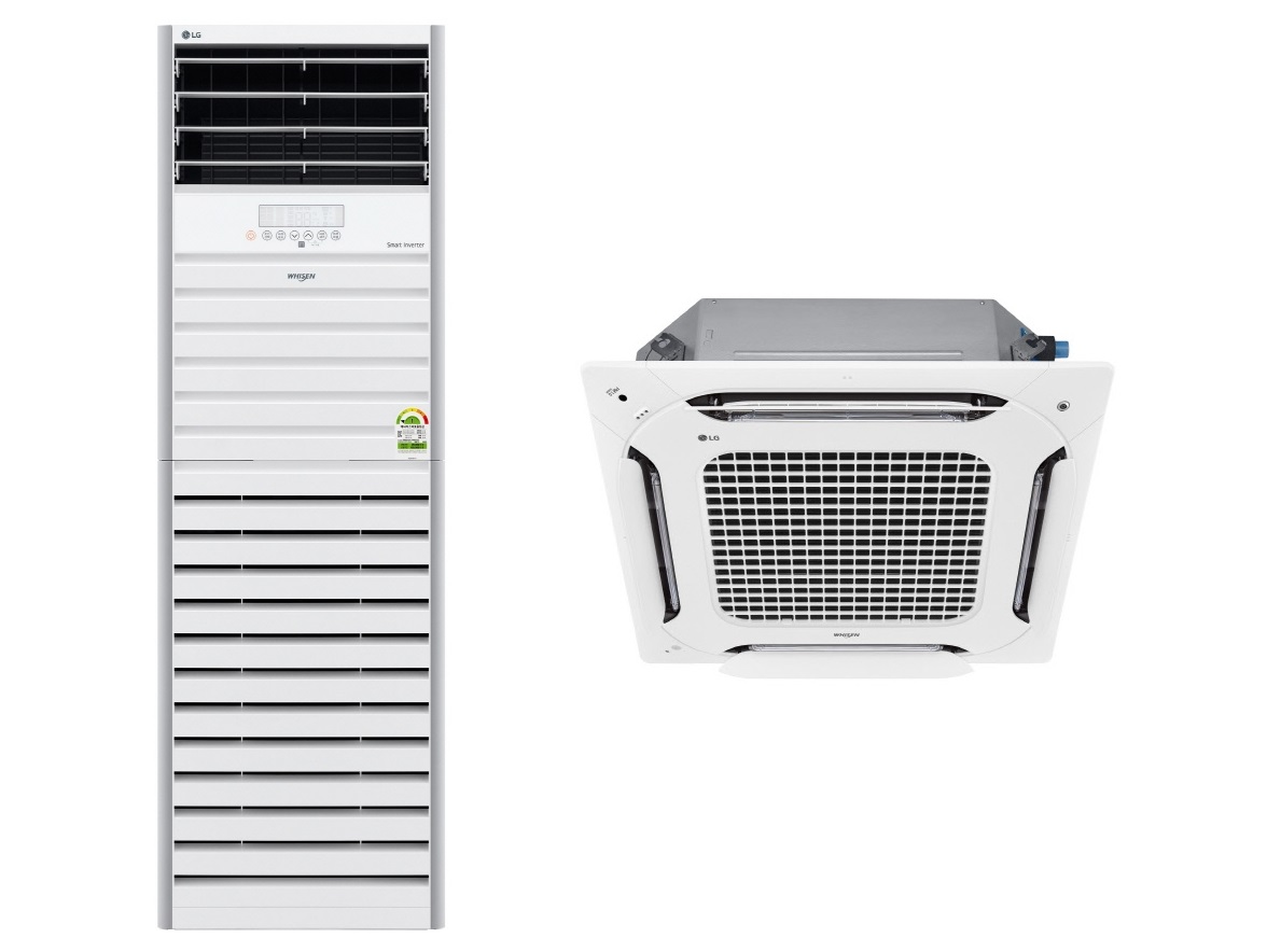 ▲에너지 대상 및 산업통상자원부 장관상’을 수상한 상업용 싱글 냉난방기. (사진제공=LG전자)