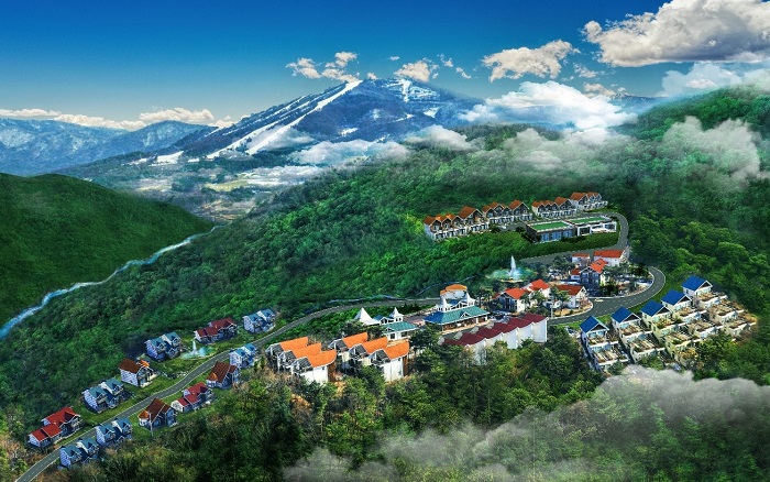 ▲한미금융그룹 보유, 유럽풍 펜션형 리조트 횡성 ‘클럽캐슬’