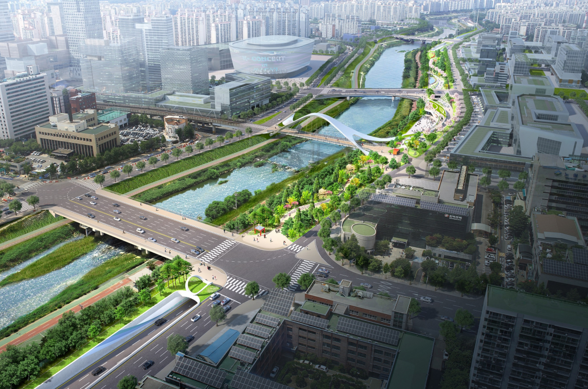 ▲SK건설-대우건설-대림건설-호용-서우 컨소시엄은 서울시가 발주한 동부간선도로 창동~상계 지하차도 건설사업을 수주했다고 14일 밝혔다. 그림은 공사 조감도 (자료 제공=SK건설)