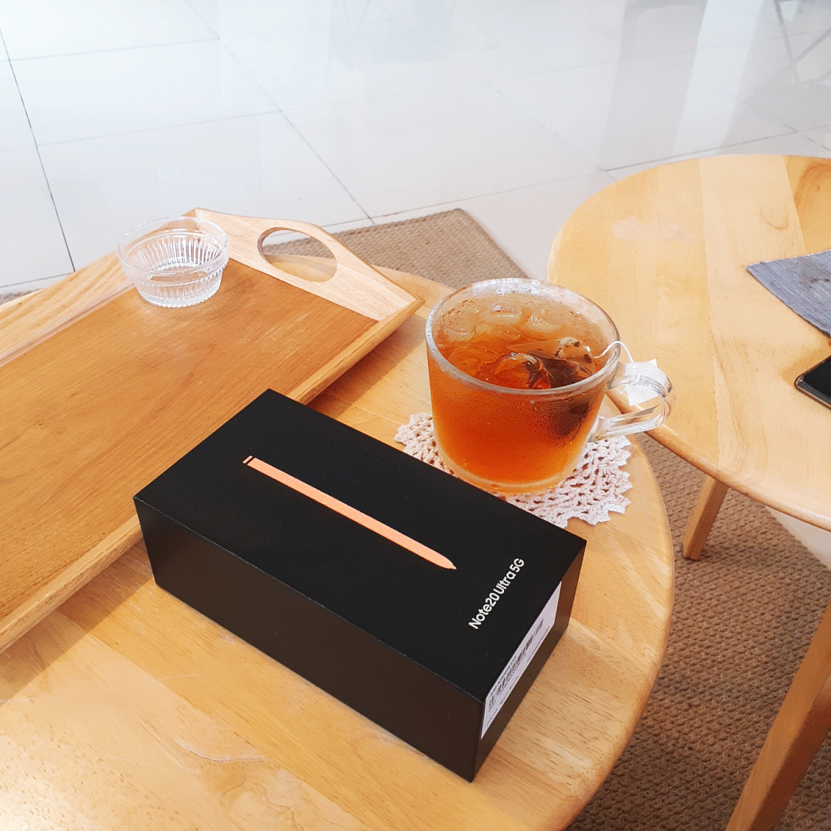 ▲갤럭시노트20 울트라 미스틱 브론즈 케이스 (사진=송영록 기자 syr@)