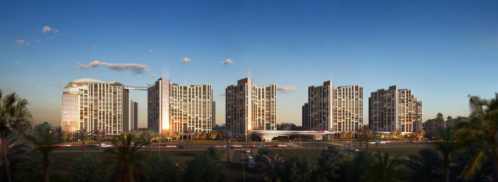 ▲'힐스테이트 아너스티지' 조감도. (자료 제공=현대건설)