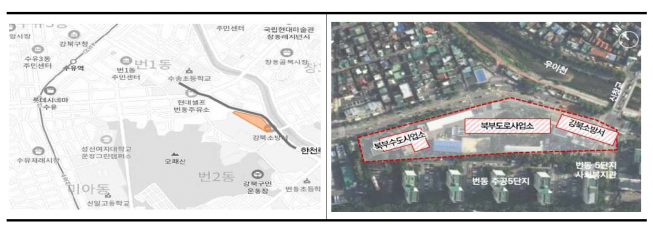 ▲강북 어린이전문병원 예정 부지. (사진=서울시)