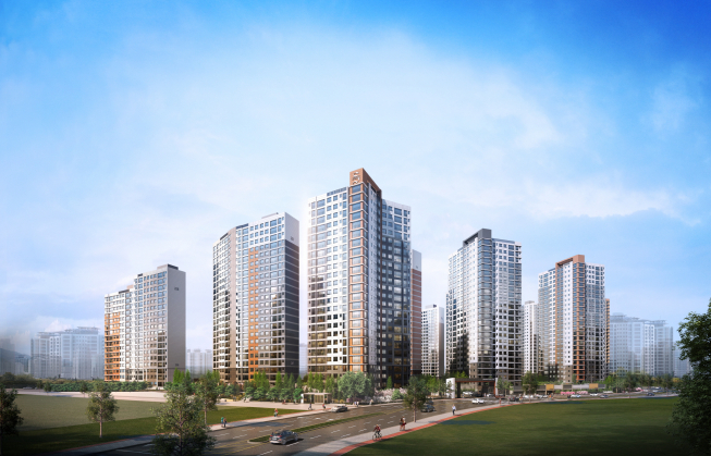 ▲봉담2지구 중흥S-클래스 2차(B-1블록) 조감도. (사진제공=중흥토건)