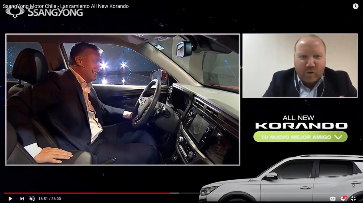 ▲쌍용자동차는 지난 26일 코로나 사태로 잠정 중단한 글로벌 제품 마케팅 협의회(PMC)를 화상회의로 재개하는 등 코로나19 팬데믹(세계적 대유행)이 장기화됨에 따라 위축된 수출시장 회복을 위해 언택트(untact, 비대면) 마케팅 및 커뮤니케이션 채널을 강화하고 있다. 사진은 협의회가 진행 중인 쌍용자동차 서울사무소의 모습. (사진제공=쌍용차)